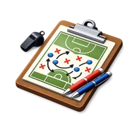 Green Sports Clipboard 3D icon