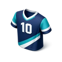 Blue Sports jersey 3D icon