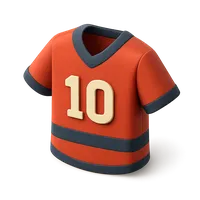 Sports jersey 3D icon