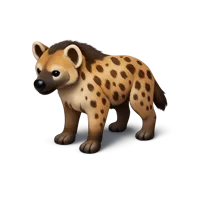 Spotted Hyena 3D icon