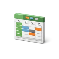 Green Spreadsheet 3D icon