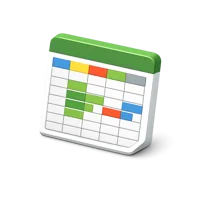 Spreadsheet 3D icon