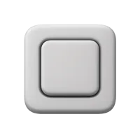 Square Button 3D icon