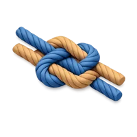 Square Knot 3D icon