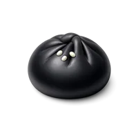 Squid Ink Bun 3D icon