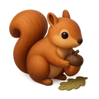 Squirrel 3D icon