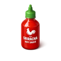Sriracha Sauce 3D icon