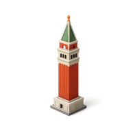 St Mark's Campanile 3D icon