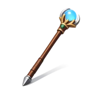 Brown Staff 3D icon