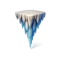 Blue Stalactite 3D icon