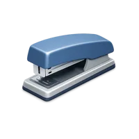 Blue Stapler 3D icon