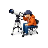 Stargazing 3D icon