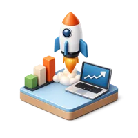 Startup 3D icon