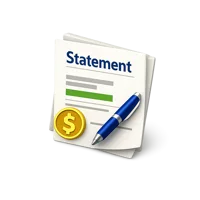 Statement 3D icon