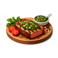 Steak With Chimichurri 3D icon