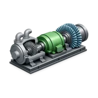 Steam Turbine 3D icon