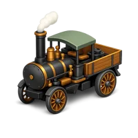 Steam Wagon 3D icon