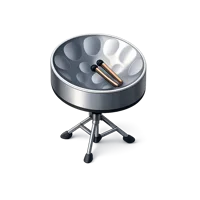 Steel Drum 3D icon