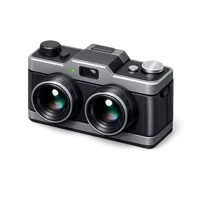Stereo Camera 3D icon