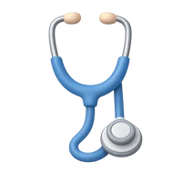 Stethoscope 3D icon