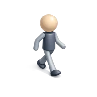 Stick Figure 3D icon