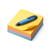 Sticky Notes 3D icon