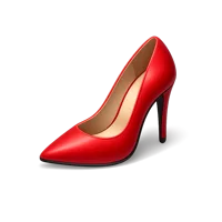 Red Stiletto Heels 3D icon