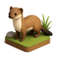 Stoat 3D icon