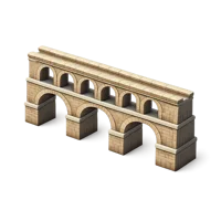Stone Aqueduct 3D icon