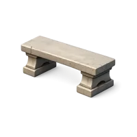 Stone Bench 3D icon