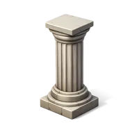 Stone Pillar 3D icon