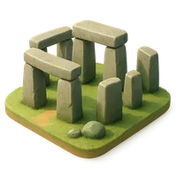 Stonehenge 3D icon