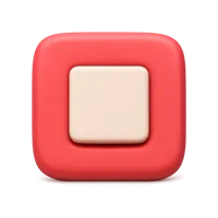 Stop Button 3D icon