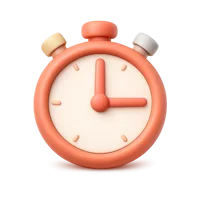 Stopwatch 3D icon