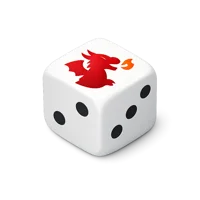 Red Story Dice 3D icon