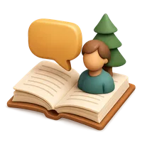Storytelling 3D icon