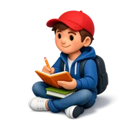 Blue Student 3D icon