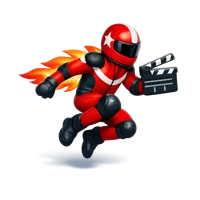 Red Stunt Performer 3D icon