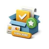 Subscription 3D icon