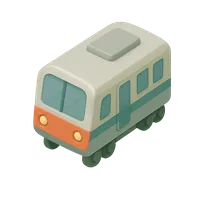 Subway Car 3D icon