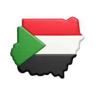 Sudan 3D icon