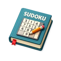 Teal Sudoku Book 3D icon