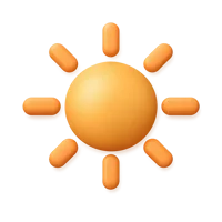 Sun Brightness 3D icon