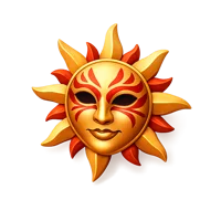 Sun Mask 3D icon