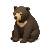 Sun Bear 3D icon