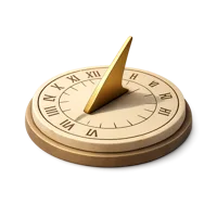 Sundial 3D icon