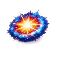 Blue Supernova 3D icon