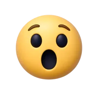 Surprised Face 3D icon
