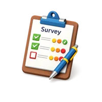 Survey 3D icon