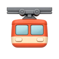 Suspension Railway 3D icon